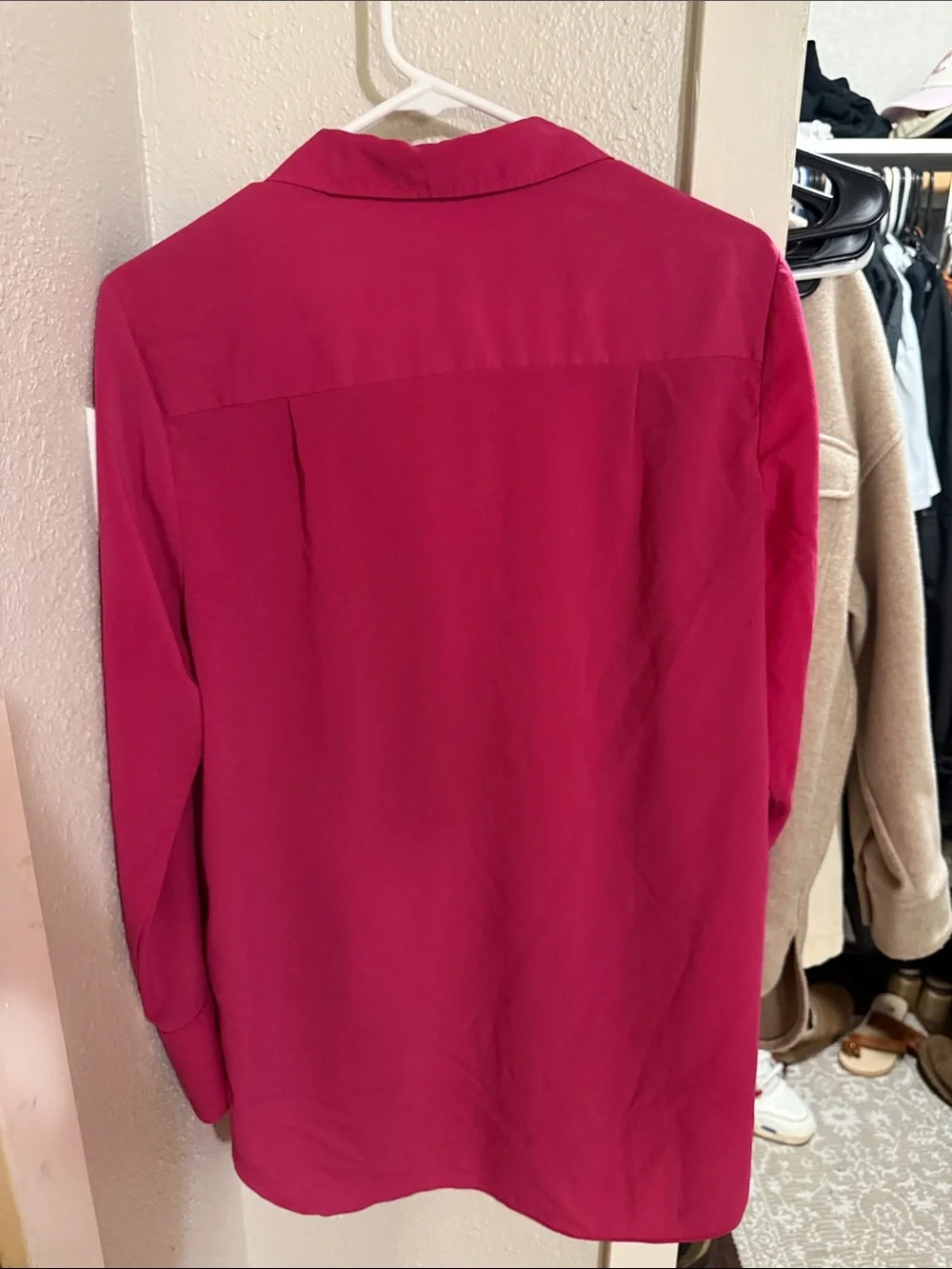 Banana Republic Fuchsia Button-Up Shirt